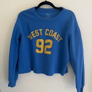 Adorable West Coast 92 cropped crewneck